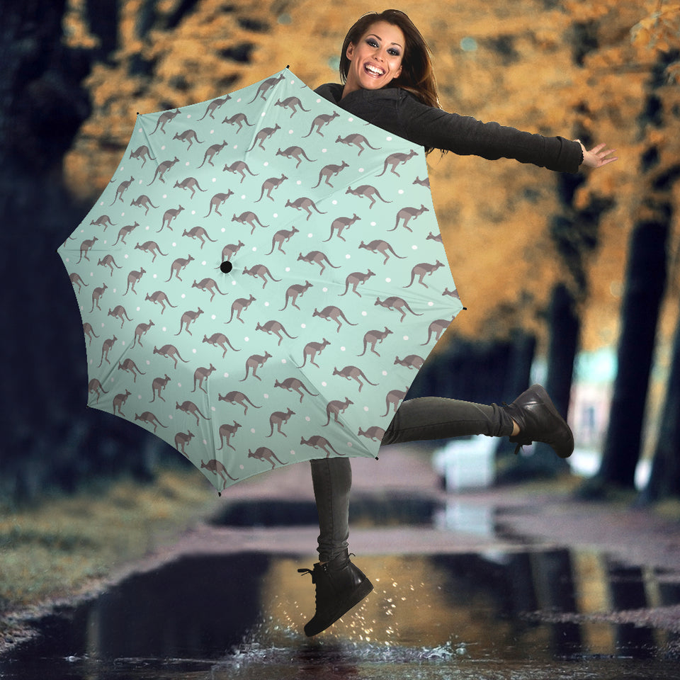 Kangaroo Pattern Background Umbrella