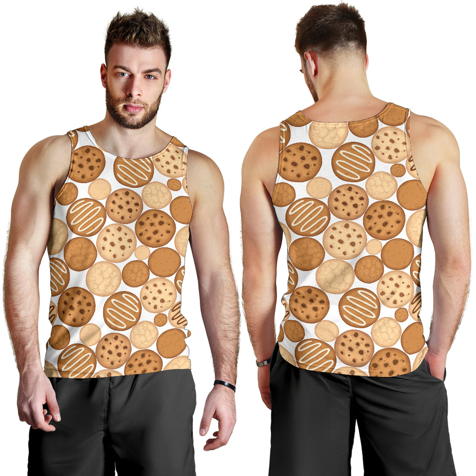 Various cookie pattern Men Tank Top