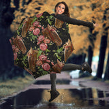 Horse Head Wild Roses Pattern Umbrella