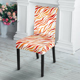 Fire Flame Watercolor Pattern Dining Chair Slipcover