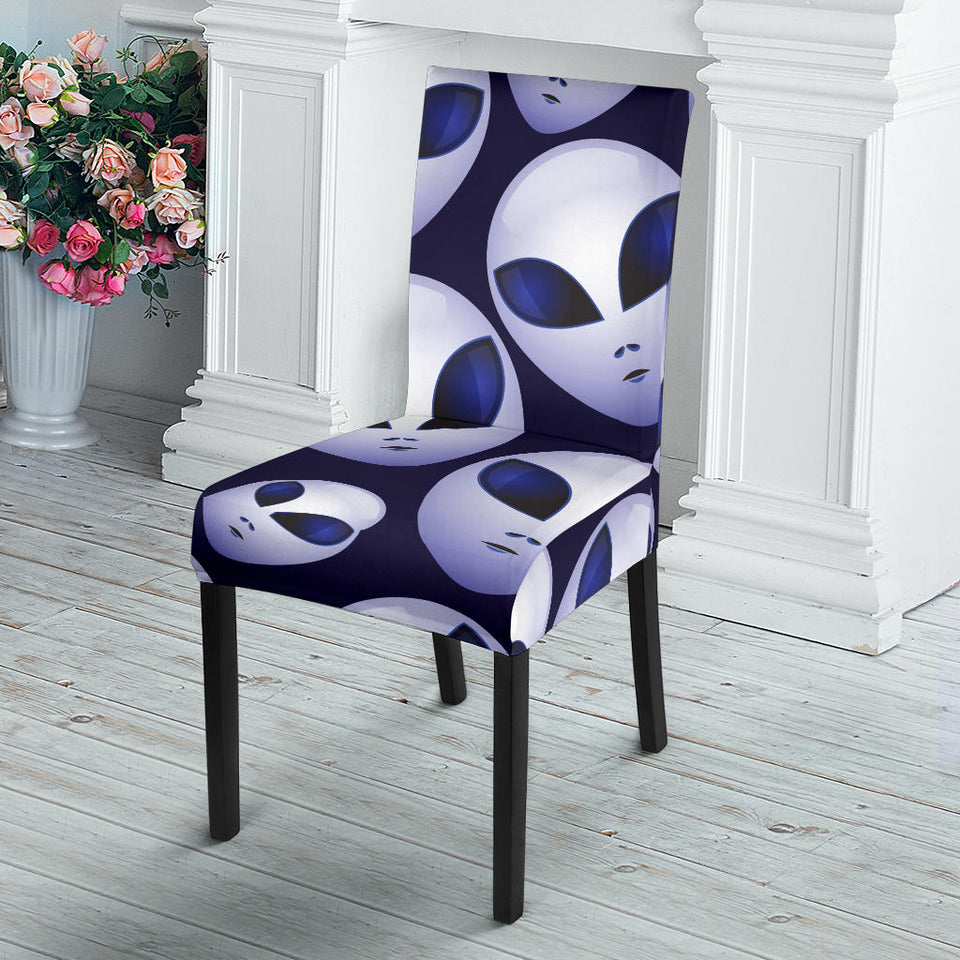 Alien Pattern Print Design 01 Dining Chair Slipcover