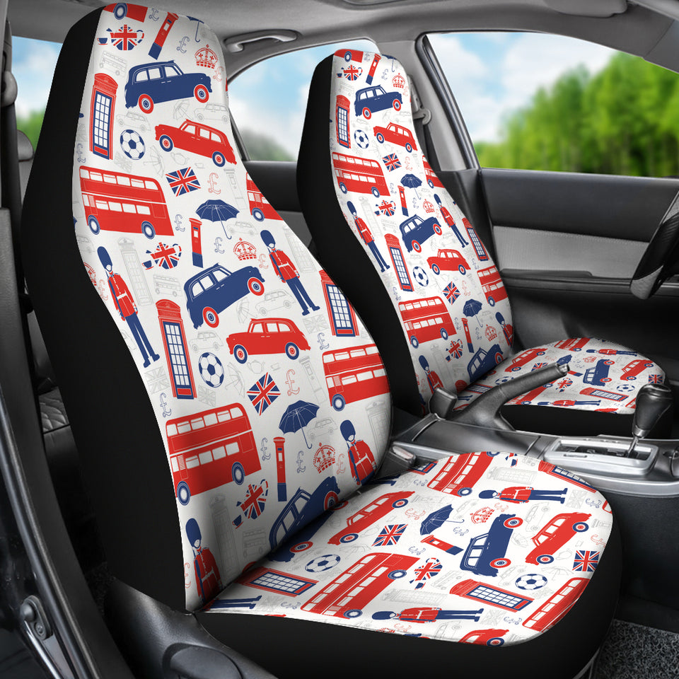 British Pattern Print Design 03 Universal Fit Car Seat Covers