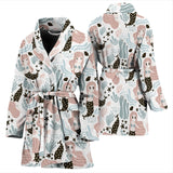 Cute Mermaid Pattern Women'S Bathrobe
