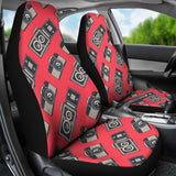 Camera Pattern Print Design 05 Universal Fit Car Seat Covers
