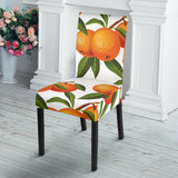 Oranges Pattern Background Dining Chair Slipcover
