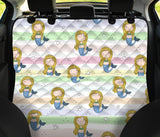 Cute Hand Drawn Mermaid Dog Car Seat Covers