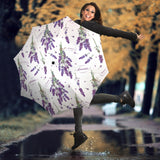 Lavender Flower Design Pattern Umbrella