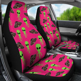 Alien Pattern Print Design 03 Universal Fit Car Seat Covers