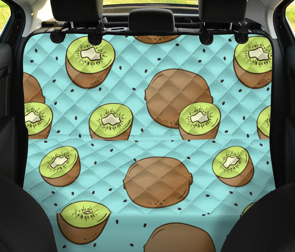 Kiwi Blue Background Dog Car Seat Covers