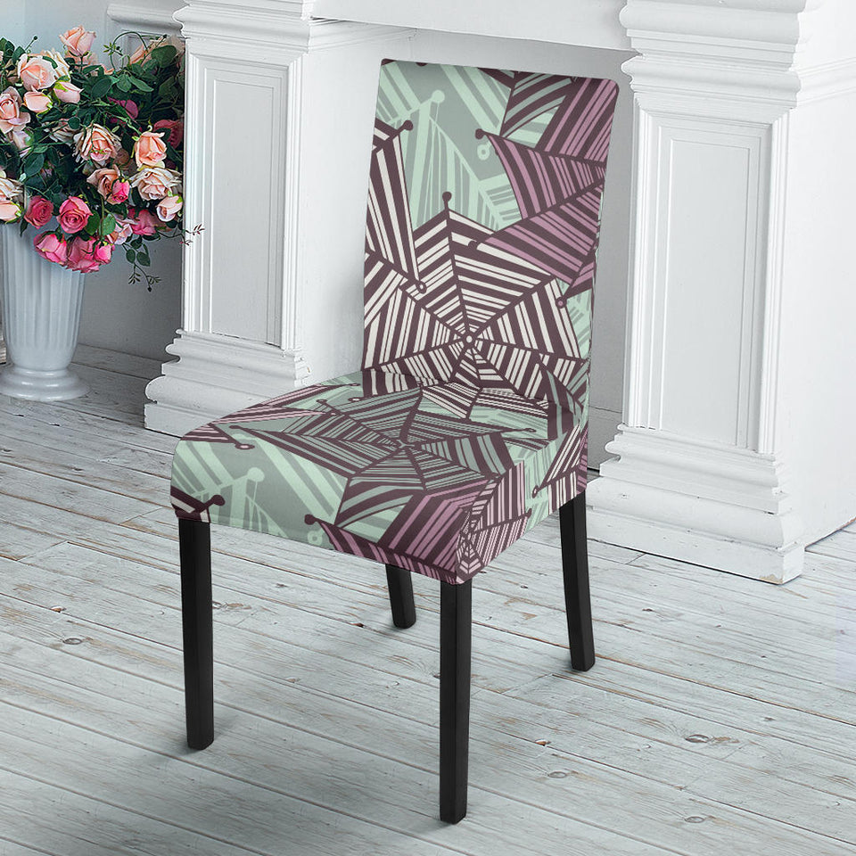 Spider Web Cobweb Design Color Pattern Dining Chair Slipcover