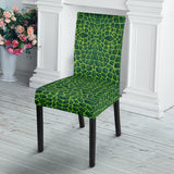 Crocodile Leather Skin Dining Chair Slipcover