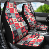 British Pattern Print Design 05 Universal Fit Car Seat Covers