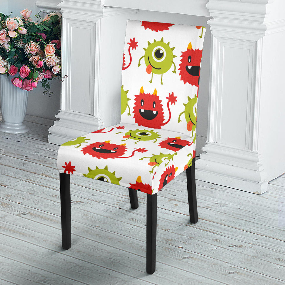 Alien Pattern Print Design 05 Dining Chair Slipcover