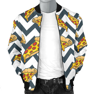 Pizza Design Pattern Men'S Bomber Jacket