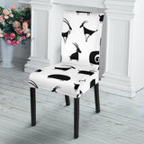 Goat Ram Pattern Dining Chair Slipcover