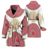 Circle Indian Pattern Women'S Bathrobe
