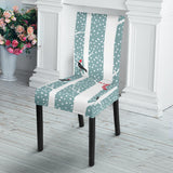 Crows Christmas Hat Scarf Dining Chair Slipcover