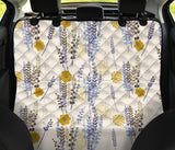 Lavender Modern Pattern Blackground Dog Car Seat Covers