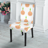 Cute Onions Smiling Faces Dining Chair Slipcover