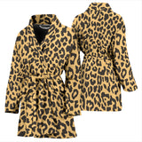 Leopard Skin Print Women'S Bathrobe