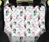 Cute Mermaid Dolphin Fish Starfish Pattern Dog Car Seat Covers