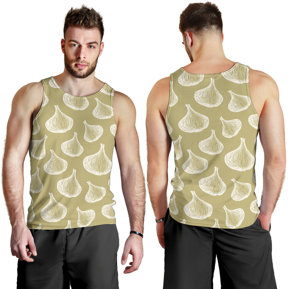 Garlic design pattern Men Tank Top