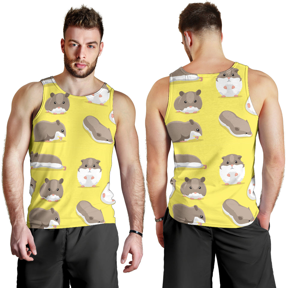 Cute Hamster pattern Men Tank Top
