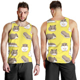Cute Hamster pattern Men Tank Top