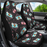 Camera Pattern Print Design 04 Universal Fit Car Seat Covers