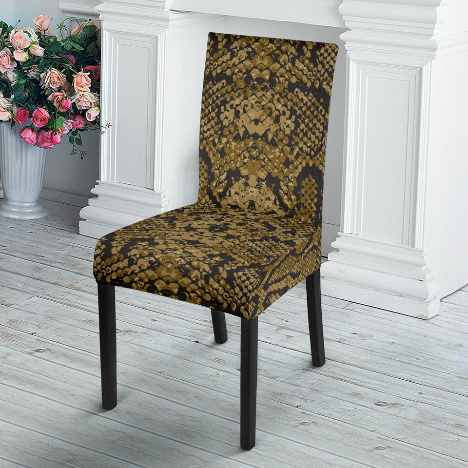 Snake Skin Pattern Dining Chair Slipcover