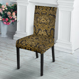 Snake Skin Pattern Dining Chair Slipcover