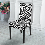 Zebra Skin Pattern Dining Chair Slipcover