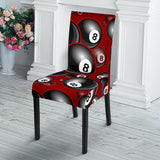 Billiard Ball Pattern Print Design 05 Dining Chair Slipcover