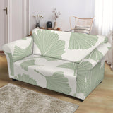 Ginkgo Leaves Pattern Loveseat Couch Slipcover