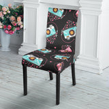 Camera Pattern Print Design 04 Dining Chair Slipcover