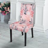 Octopus Winter Hat Garland Fish Candy Seaweed Coral Starfish Dining Chair Slipcover