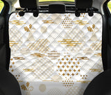 Beautiful Gold Japanese Pattern Dog Car Seat Covers