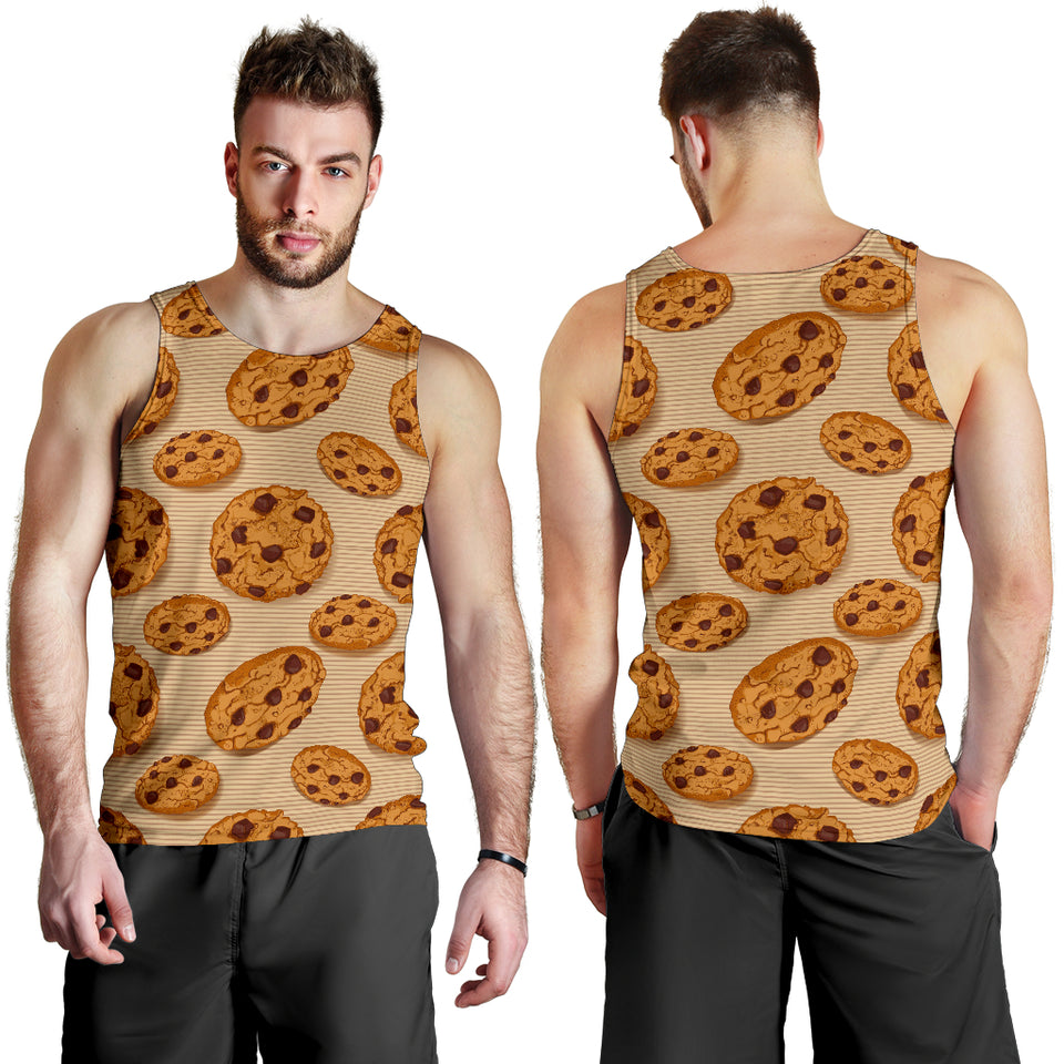 Cookie pattern Men Tank Top