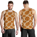 Cookie pattern Men Tank Top