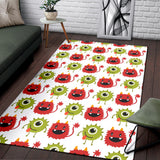 Alien Pattern Print Design 05 Area Rug