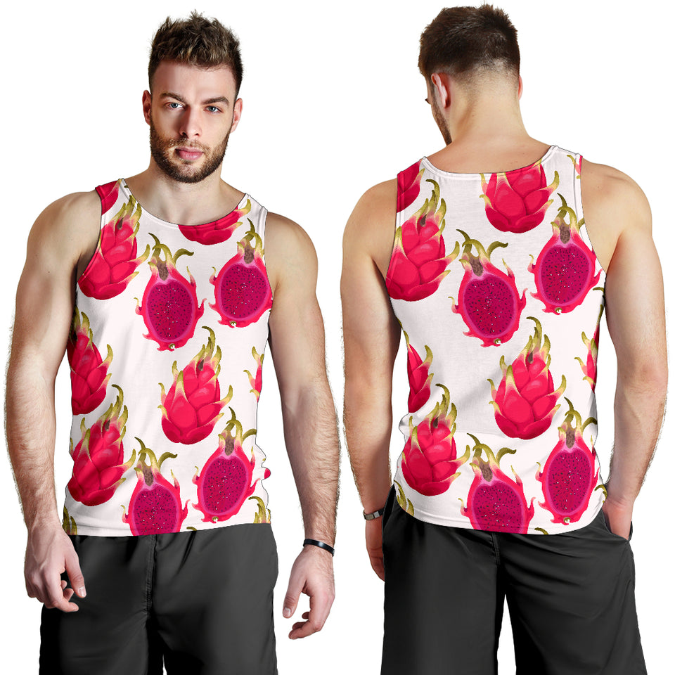 dragon fruits design pattern Men Tank Top