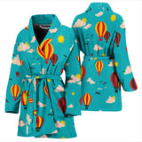 Hot Air Balloon Sky Pattern Women'S Bathrobe