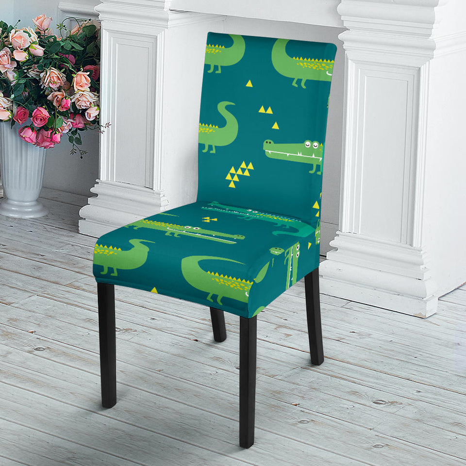Crocodile Pattern Dining Chair Slipcover