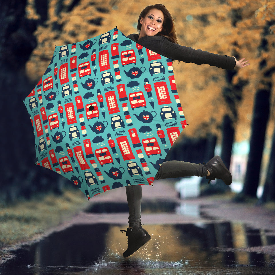 British Pattern Print Design 04 Umbrella