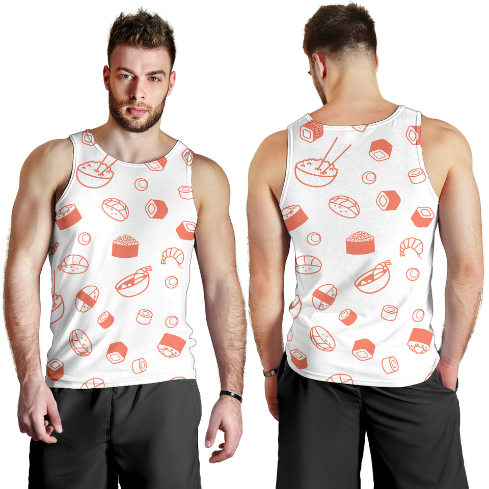 Sushi pattern Men Tank Top