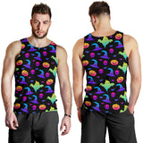 Colorful halloween background Men Tank Top