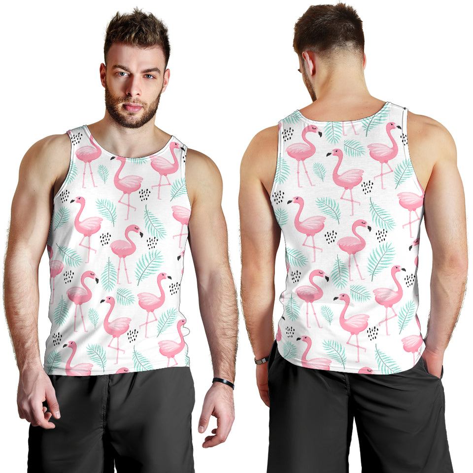 Cute flamingo pattern Men Tank Top