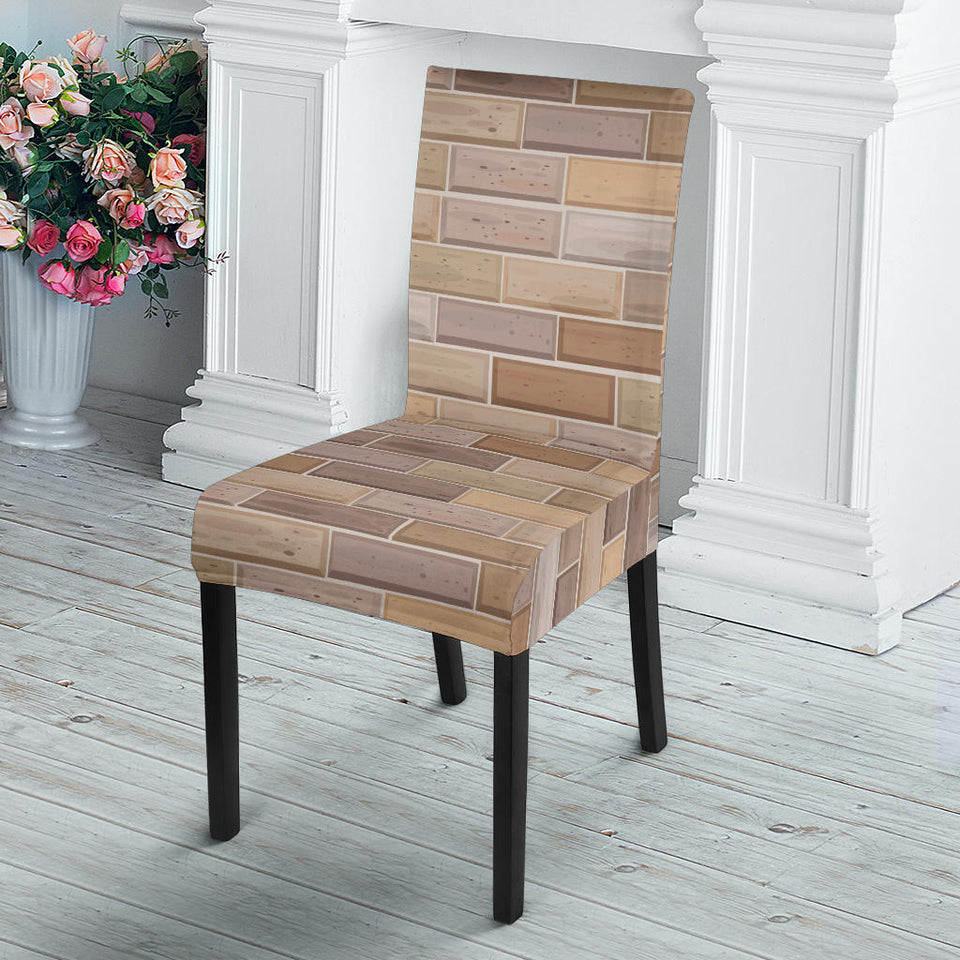 Brick Printed Pattern Print Design 01 Dining Chair Slipcover