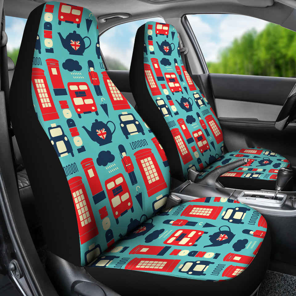British Pattern Print Design 04 Universal Fit Car Seat Covers