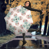 Square Floral Indian Flower Pattern Umbrella